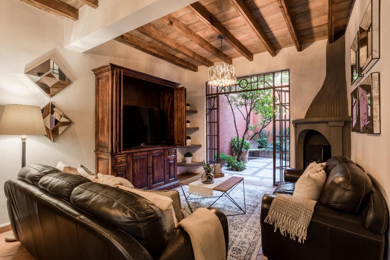 3Br Garden Home With Rooftop & Garage In Centro San Miguel De Allende Extérieur photo