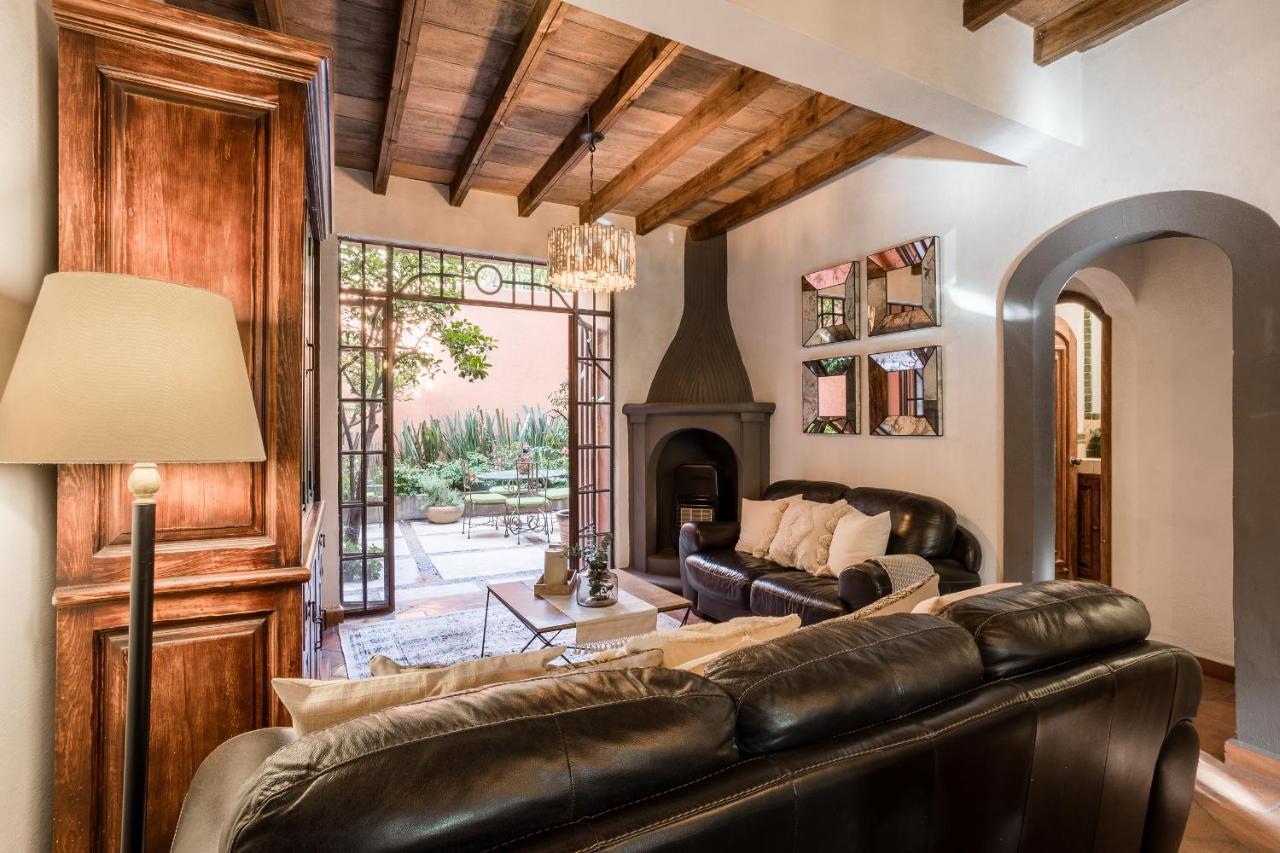 3Br Garden Home With Rooftop & Garage In Centro San Miguel De Allende Extérieur photo